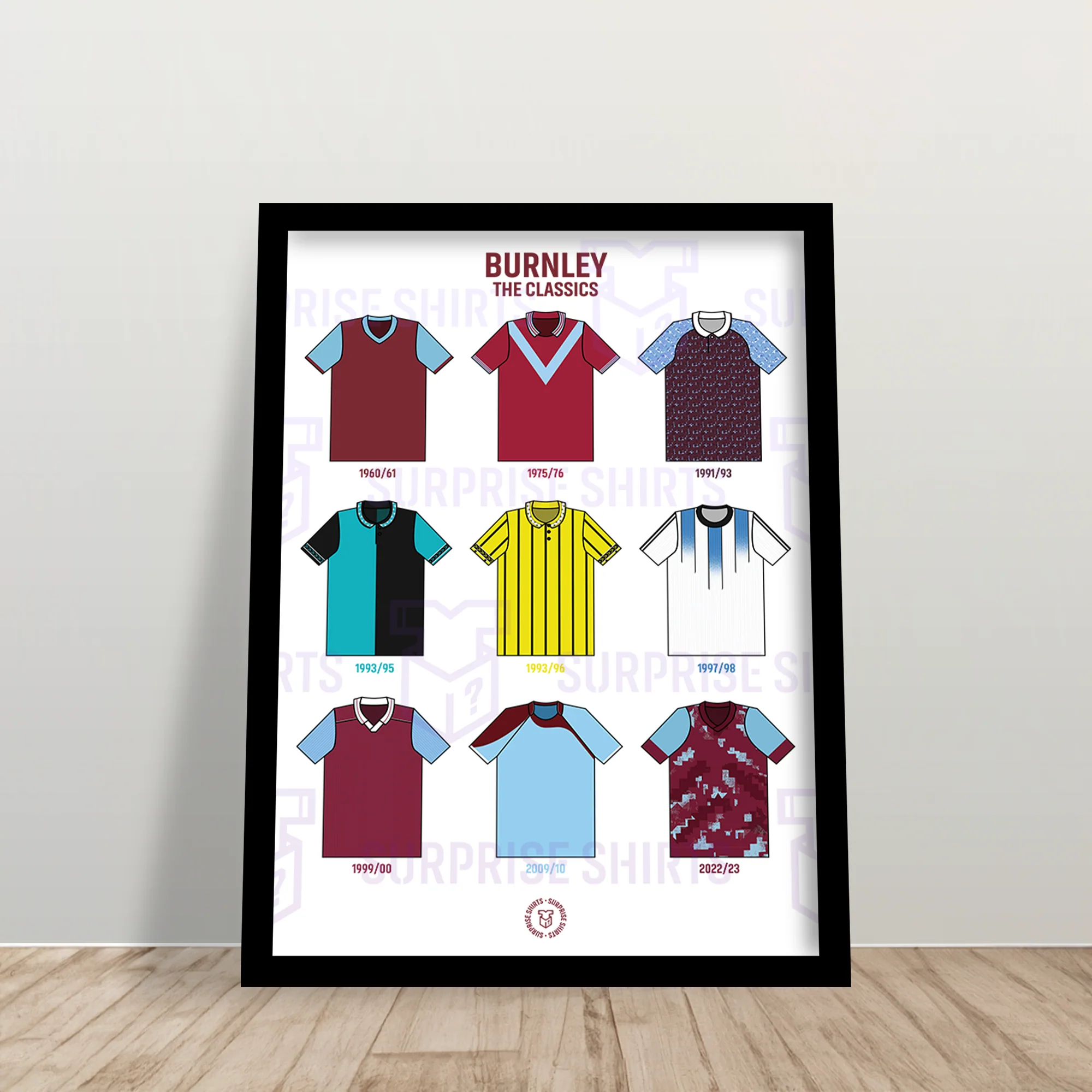 Burnley 'The Classics' Football Shirt Print