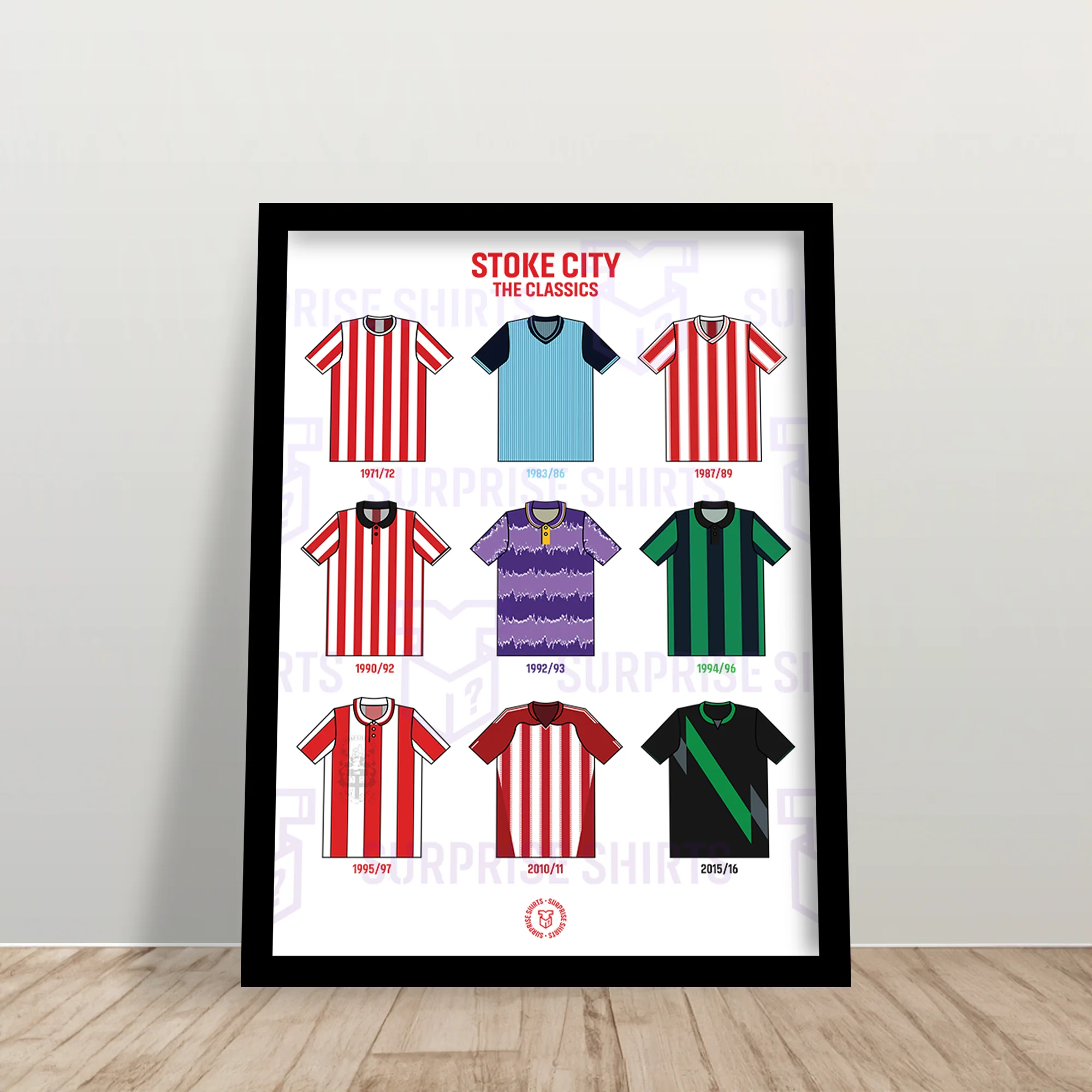 Stoke City 'The Classics' Football Shirt Print