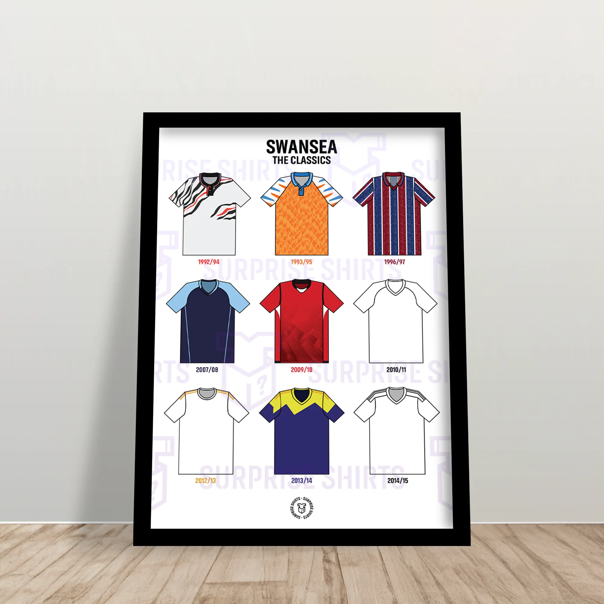 Swansea City 'The Classics' Football Shirt Print